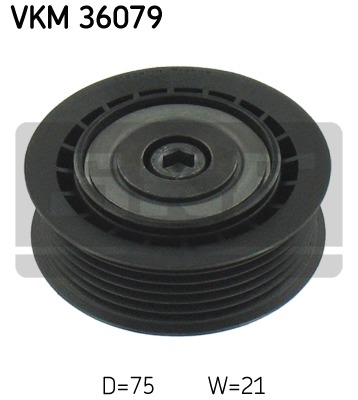 Vratná/vodiaca kladka rebrovaného klinového remeňa SKF (VKM 36079)